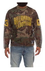 Billionaire Boys Club "Camo Curve" LS Knit Tee (Boxy Fit) (Cypress)