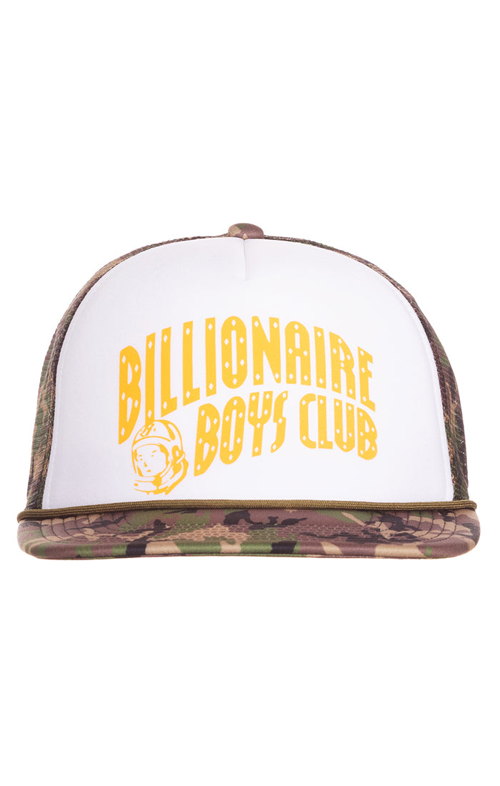 Billionaire Boys Club Camo Trucker Hat (Cypress)