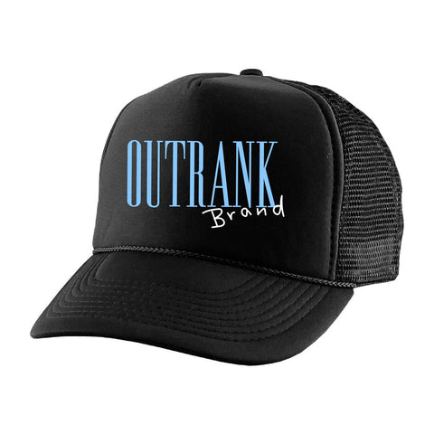 Outrank Buzzin Foam Trucker (Black) - Outrank