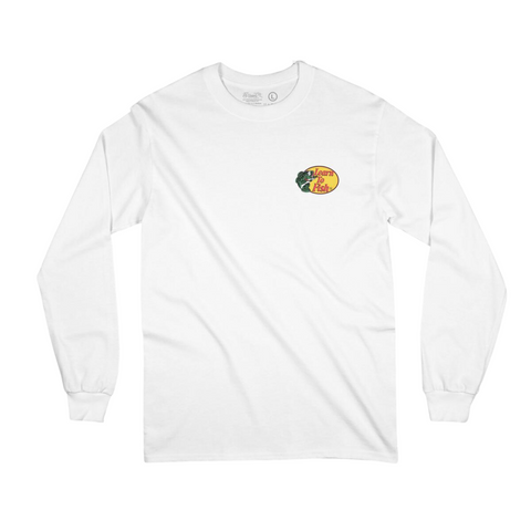 Fly Supply Learn To Fish LS Tee (White) - Fly Supply