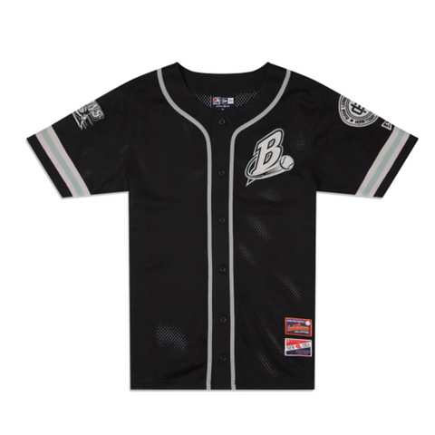 Buffalo Bisons Hometown Roots Jersey, Black - Size: L, Milb by New Era