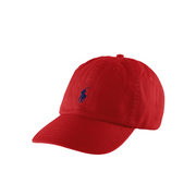 Polo Ralph Lauren Cotton Chino Ball Cap (Red) - Polo Ralph Lauren