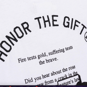 Honor the Gift Hardship Tee (White) - Honor The Gift