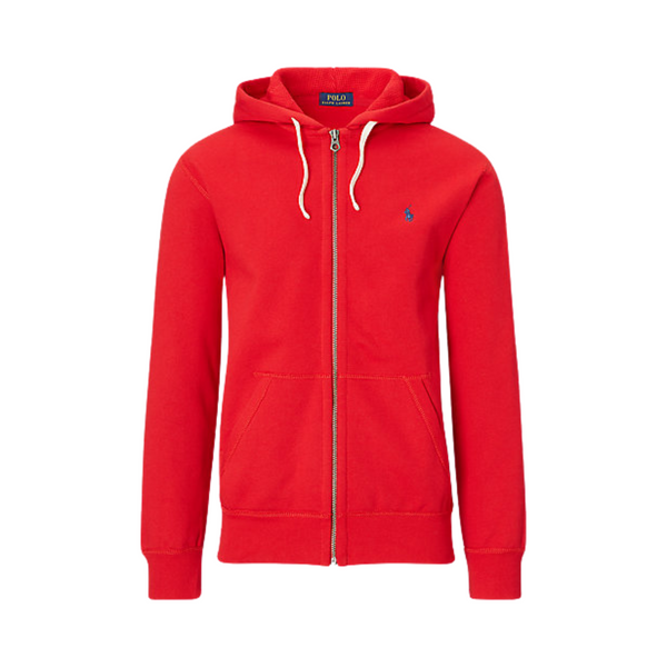 Ralph lauren red zip hoodie hot sale
