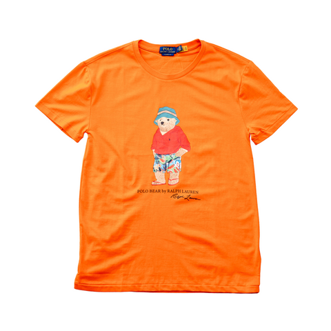 Polo Ralph Lauren Classic Fit Polo Bear Jersey T-Shirt (Orange) - Polo Ralph Lauren