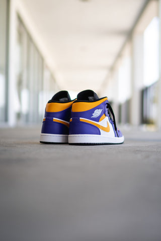 Air Jordan 1 Mid (Lakers) - Nike