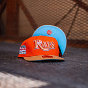 New Era Tampa Bay Rays Tropicana Field Baby Blue UV (Orange/Khaki) - New Era