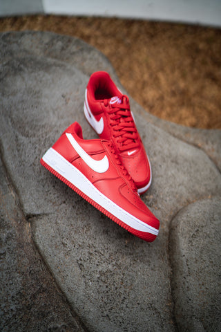 Nike Air Force 1 Low Retro Sneakers White / University Red for Men