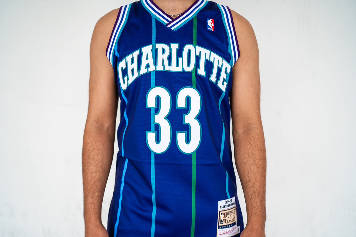 Mitchell & Ness Authentic Jersey Charlotte Hornets 1994-95 Alonzo 