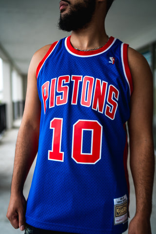 Shop Mitchell & Ness Detroit Pistons Dennis Rodman Mesh Tee