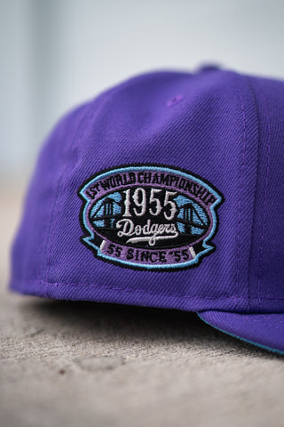 New Era Brooklyn Dodgers 1955 World Series Light Blue UV (Purple) - New Era