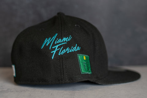 New Era Florida Marlins City Transit Pack 59Fifty Fitted Cap (Black) - New Era