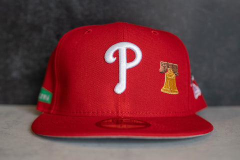 New Era Philadelphia Phillies City Transit Pack 59Fifty Fitted Cap (Red) - New Era