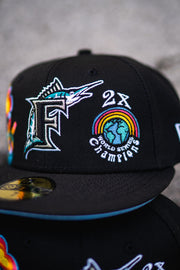 New Era Florida Marlins 'Peace & Happiness' Fitted - New Era