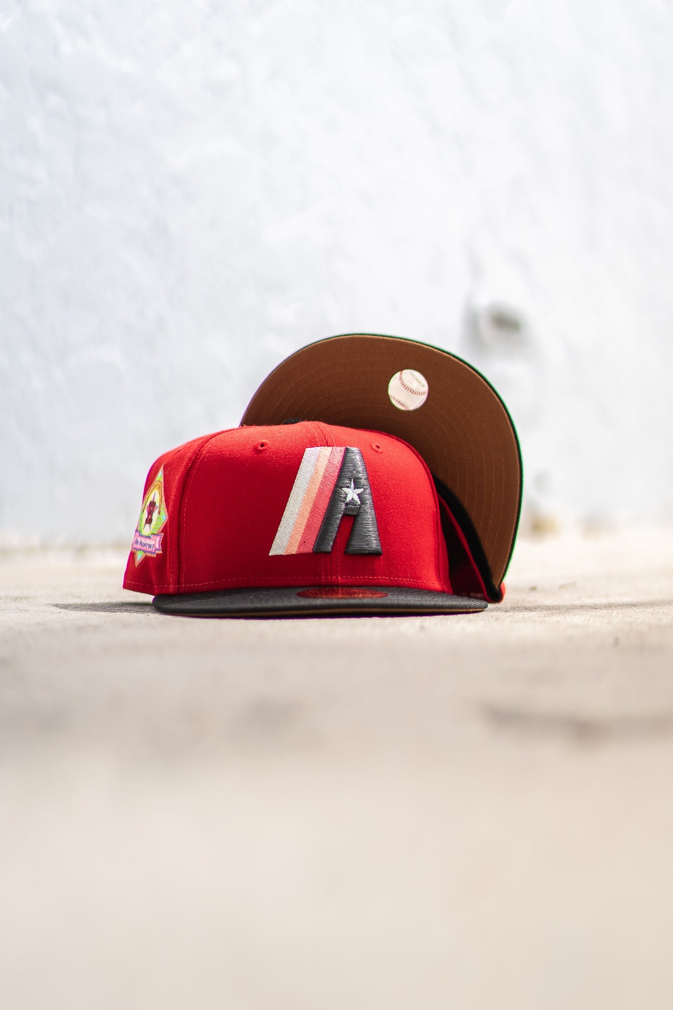 New Era Houston Astros Silver Anniversary Peanut UV (Red/Black) - New Era