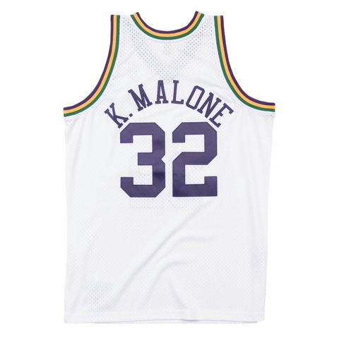 Karl Malone 1996-97 Utah Jazz Mitchell & Ness Swingman Road Jersey