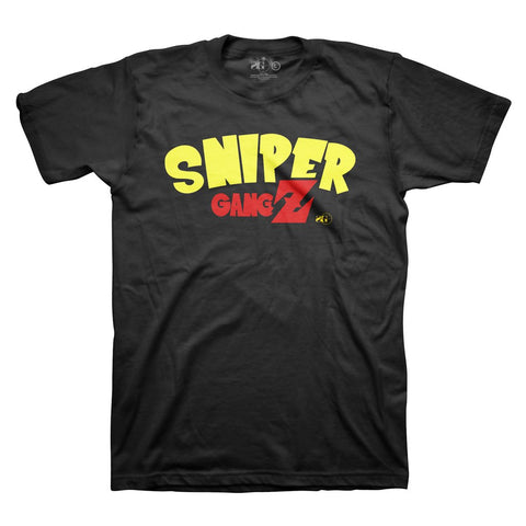 Sniper Gang DBZZZ T-Shirt (Black/Red) - Sniper Gang Apparel