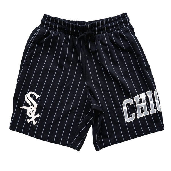 Chicago White Sox New Era Pinstripe T-Shirt - Black X-Large