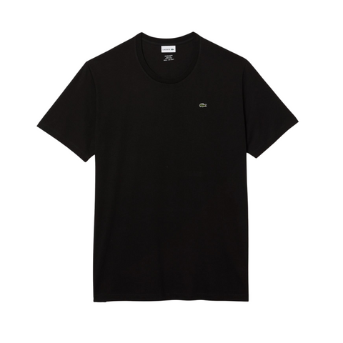 Lacoste Crew Neck Pima Cotton Jersey T-shirt (Black) - Lacoste