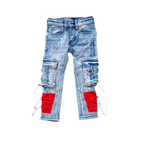 KID'S DENIMiCITY Red Thunder Jeans - DENIMiCITY