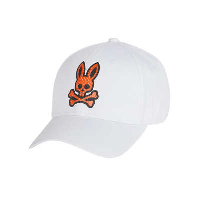 Psycho Bunny Jordan Mesh Baseball Cap (White) - Psycho Bunny