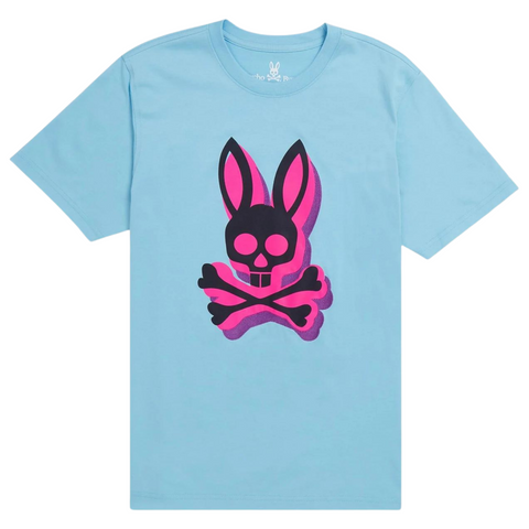 Psycho Bunny Lamport Graphic Tee (Clear Sky) - Psycho Bunny