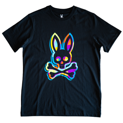 Psycho Bunny Binns Graphic Tee (Black) - Psycho Bunny