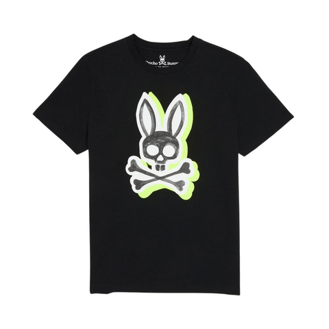 Psycho Bunny Varick Graphic Tee (Black) - Psycho Bunny