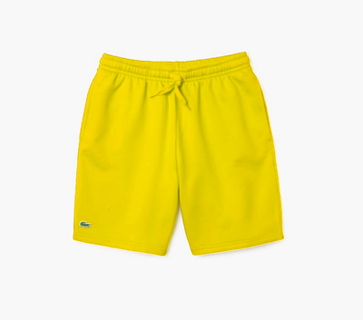 Lacoste Sport Tennis Fleece Shorts (Yellow) - Lacoste